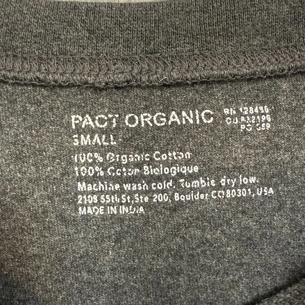 Men's‎ Charcoal Henley Shirt - Picture 4 of 13